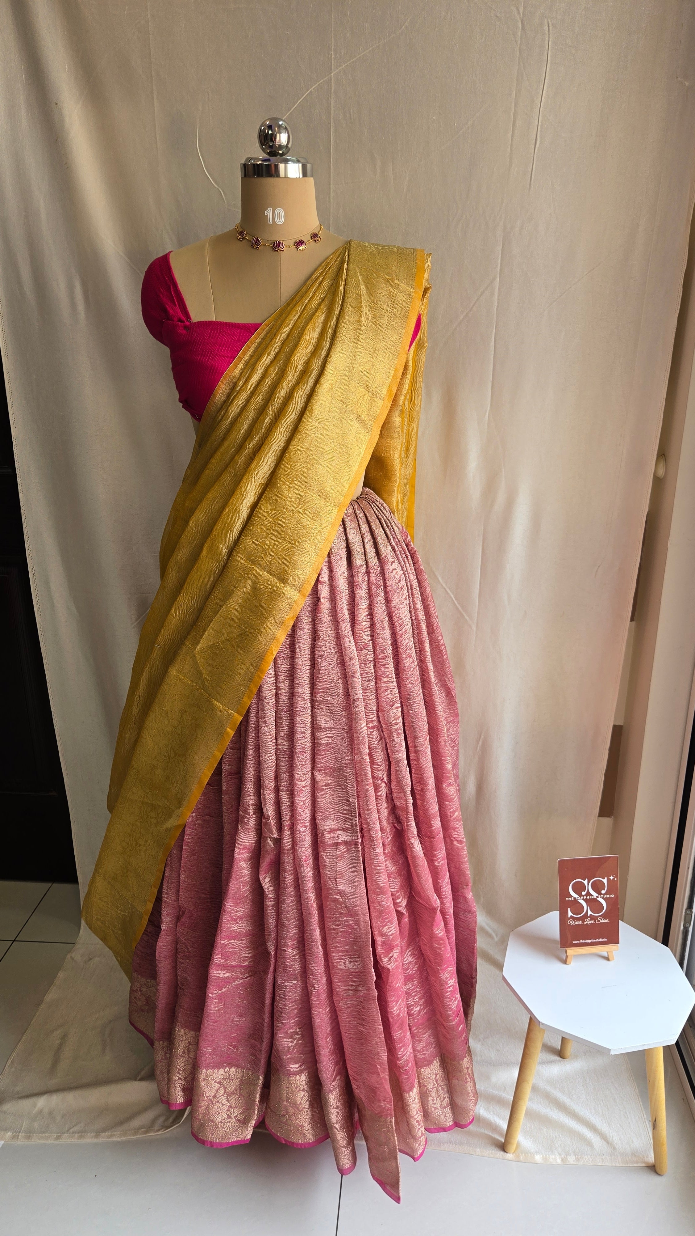 Crushed Tissue Saree