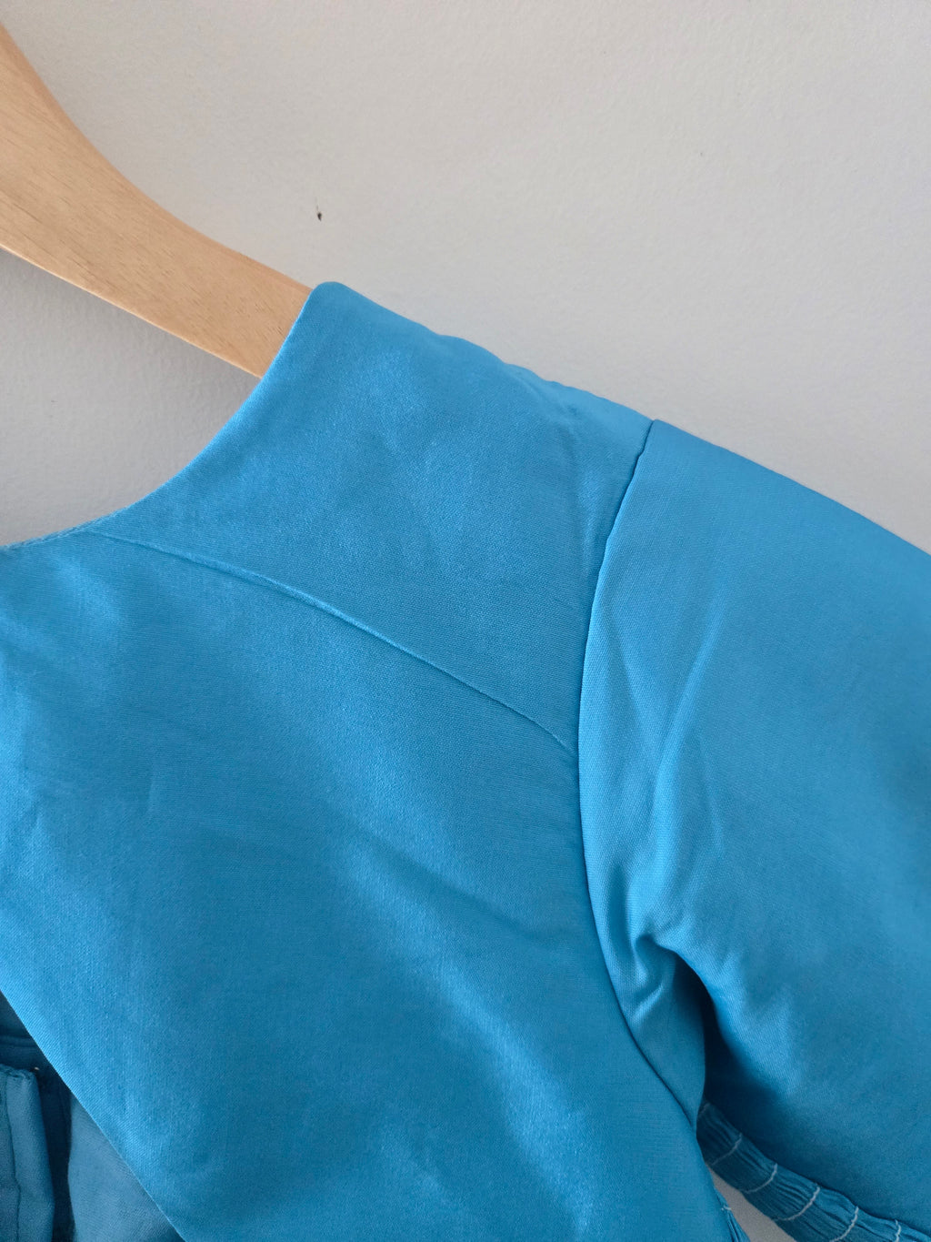 Sky Blue- Stretchable Blouse (Size 32-38)