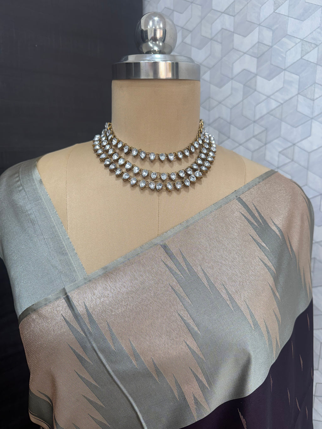 Kanchipuram Royal purple Silk Saree