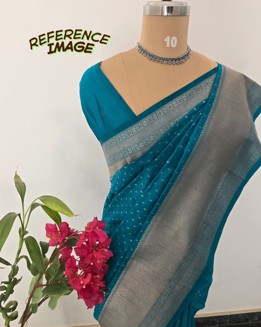 Kanchipuram Fancy Saree – Black – Self Zari Weave