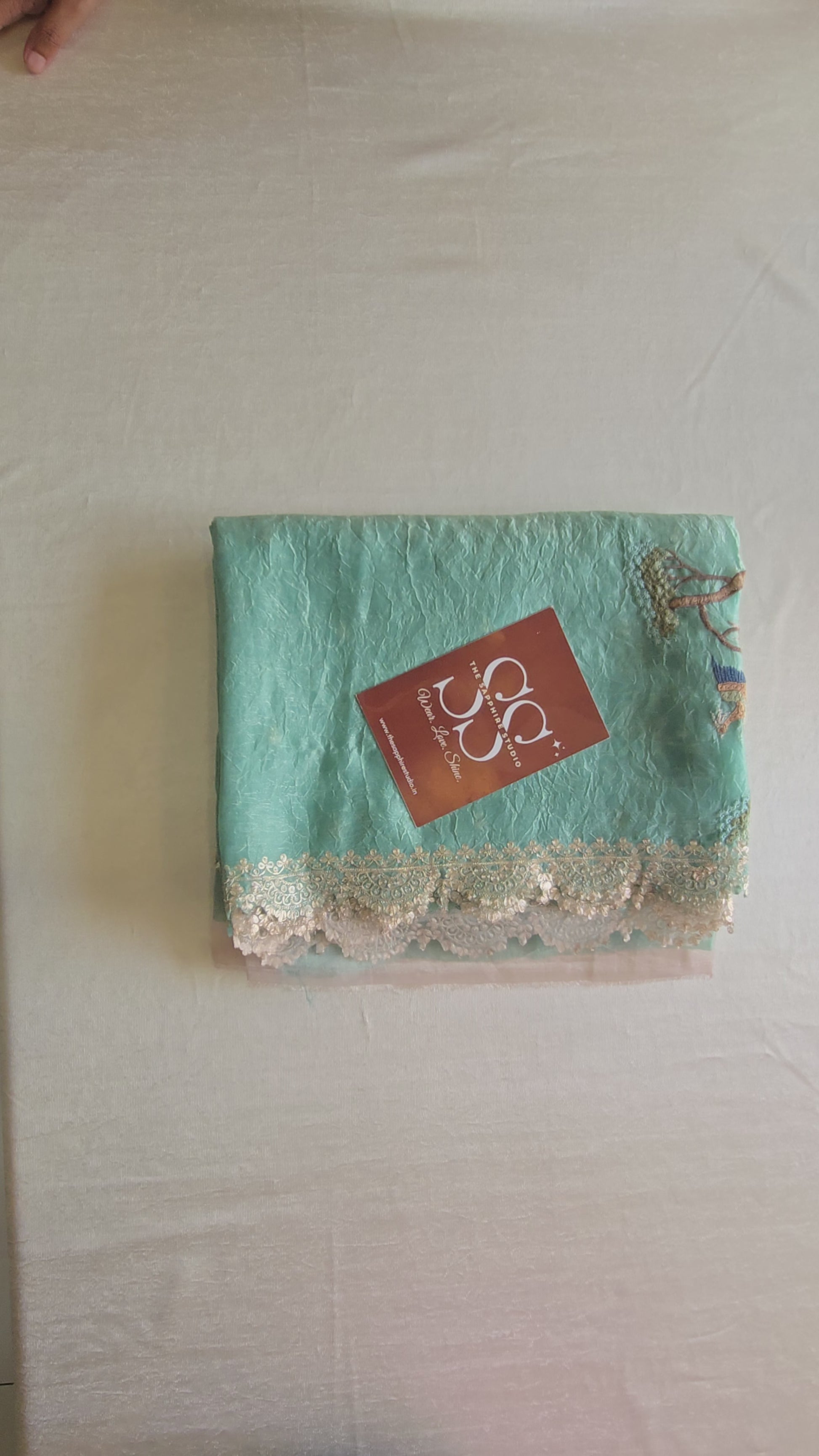 Peacock Garden Organza Saree